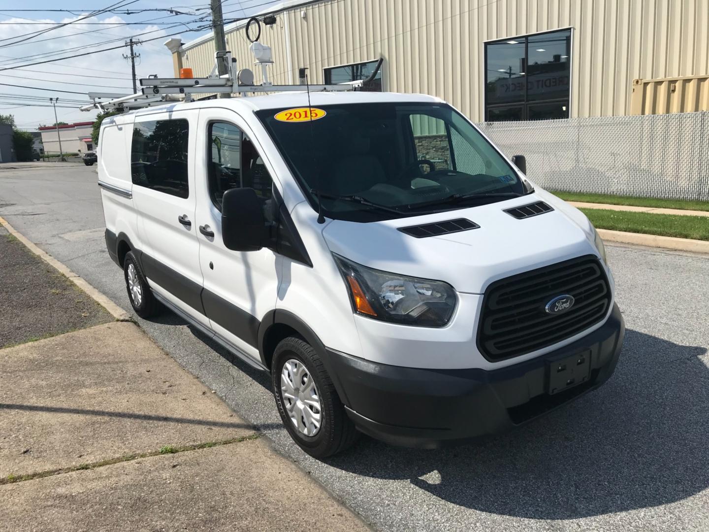 2015 White /Gray Ford Transit 150 (1FTNE1YM1FK) with an 3.7 V6 engine, Automatic transmission, located at 577 Chester Pike, Prospect Park, PA, 19076, (610) 237-1015, 39.886154, -75.302338 - Photo#3